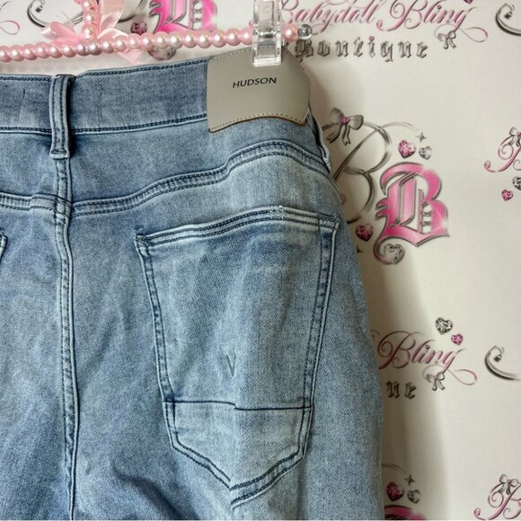 Hudson Jeans Light Blue Straight Fit denim western light wash - Picture 3 of 8